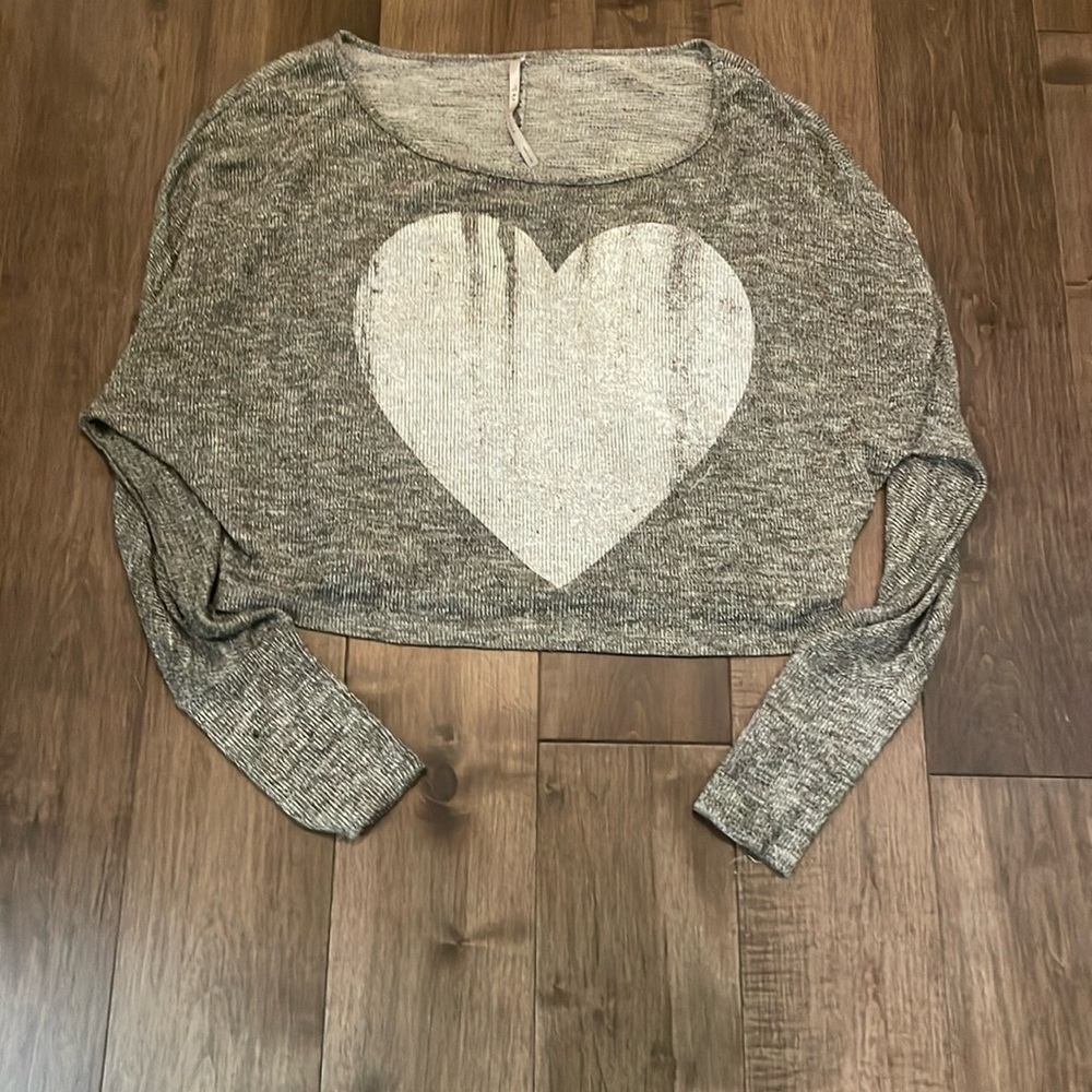Crop LOVE U sweater
